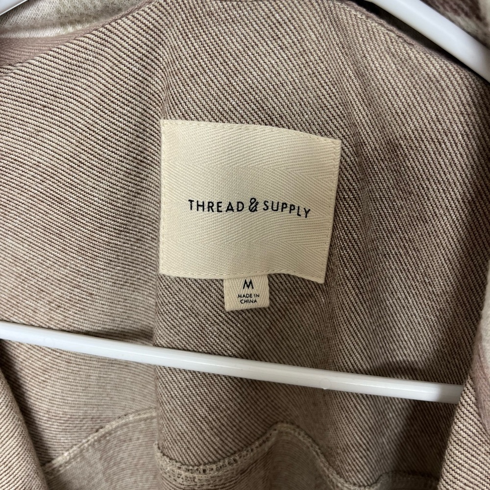 Thread & Supply Beige Textured Jacket - Picture 2 of 3